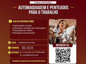 Evento Curso Automaquiagem e Penteados