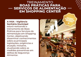 Treinamento -Boas praticas para serviço de alimentação Shopping Center