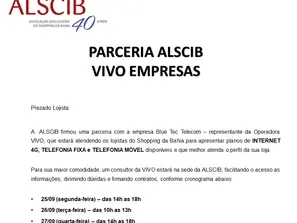 Parceria ALSCIB X VIVO EMPRESAS