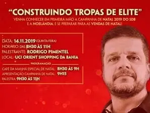 Palestra Construindo Tropas de Elite com Rodrigo Pimentel