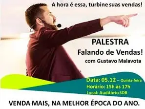 Palestra Falando de Vendas com Gustavo Malavota