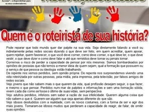 Quem é o roteirista de sua história?