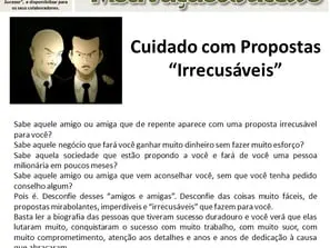 Cuidado com Propostas 