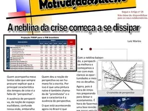 A neblina da crise começa a se dissipar 