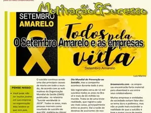 O Setembro Amarelo e as Empresas