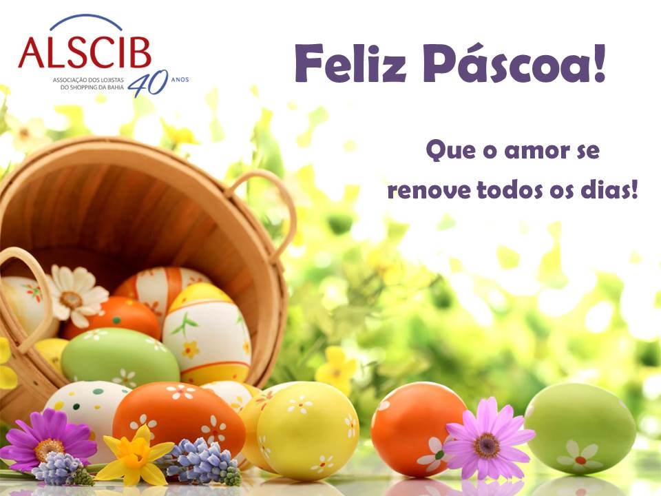 A ALSCIB deseja a todos uma Feliz Páscoa!