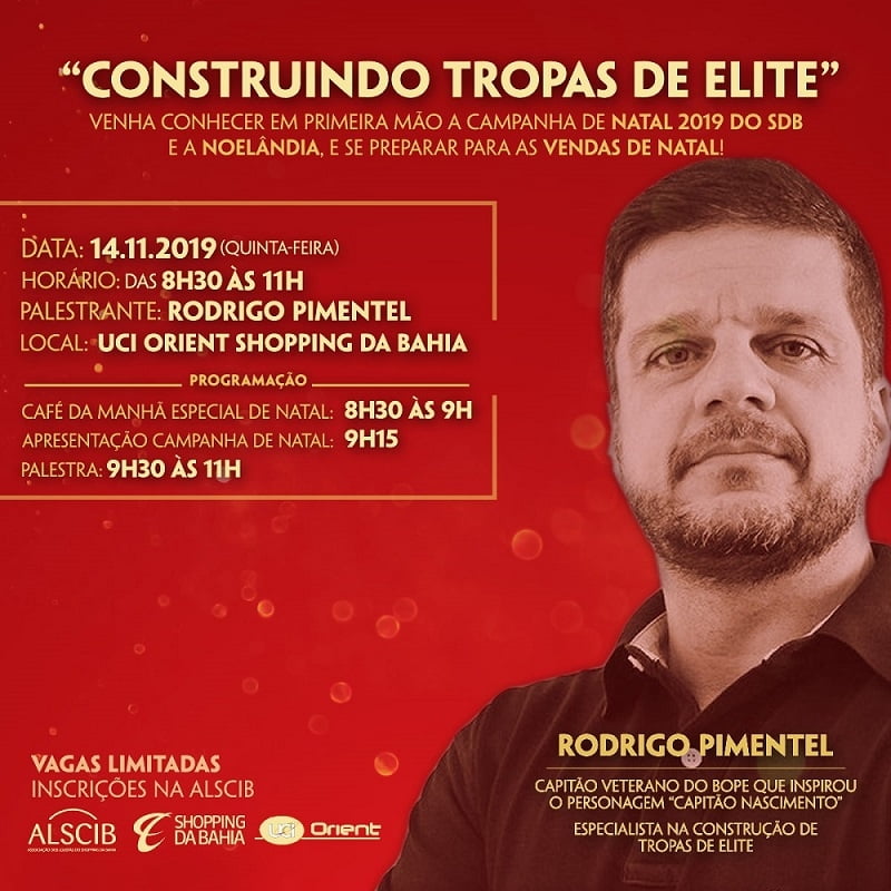 Palestra Construindo Tropas de Elite com Rodrigo Pimentel