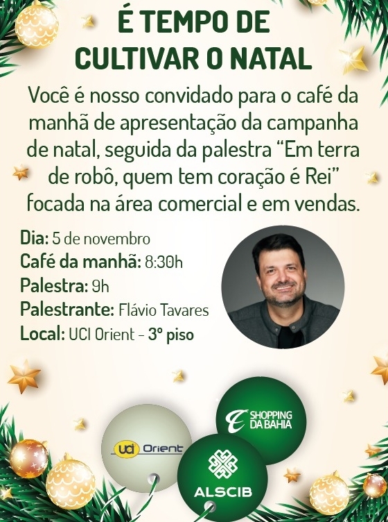Apresentação Campanha de Natal SDB com Palestra de Flávio Tavares