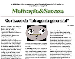 Os riscos da 